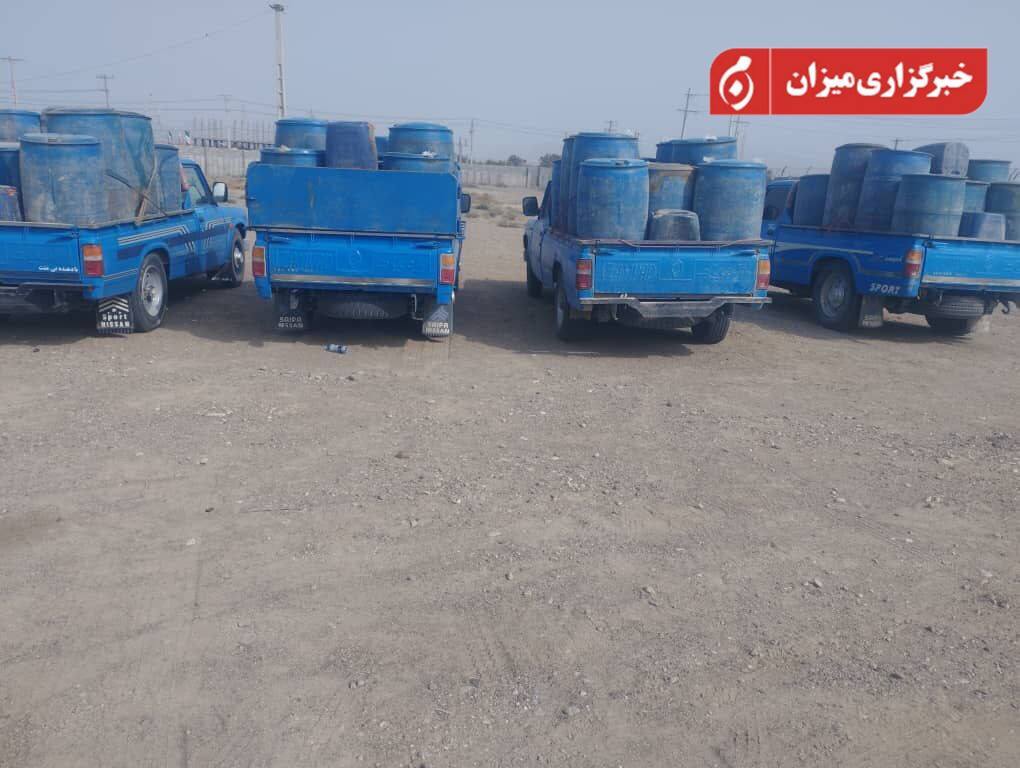کشف ۷۰ هزار لیتر گازوییل قاچاق در پارسیان استان هرمزگان/ جاساز فرآورده‌های نفتی در ترانس برق