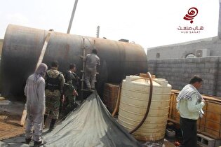 کشف محل دپو هزاران لیتر سوخت قاچاق در بندر چیروئیه استان هرمزگان