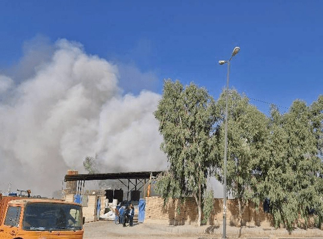 آتشسوزی در شرکت پالایش نفت ایوانکی آتشسوزی در شرکت پالایش نفت ایوانکی