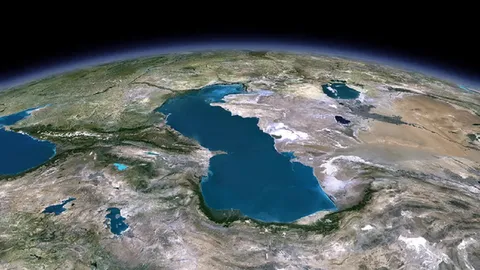 تراز آب دریای خزر به پایین‌ترین سطح ۵۰۰ سال اخیر سقوط کرد