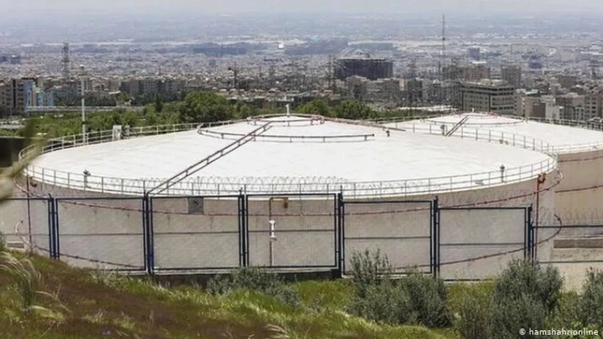 انبار نفت شهران
