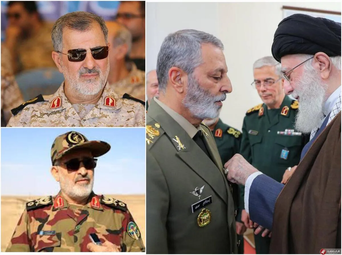 انتصاب فرماندهان جدید سپاه پاسداران، ستاد کل نیرو‌های مسلح و قرارگاه مرکزی خاتم الانبیاء(ص)