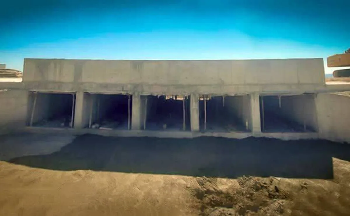 احداث ۱۰ سازه آب‌بر بتنی(Culvert) برای ایمن‌سازی مسیر‌های میدان نفتی یاران