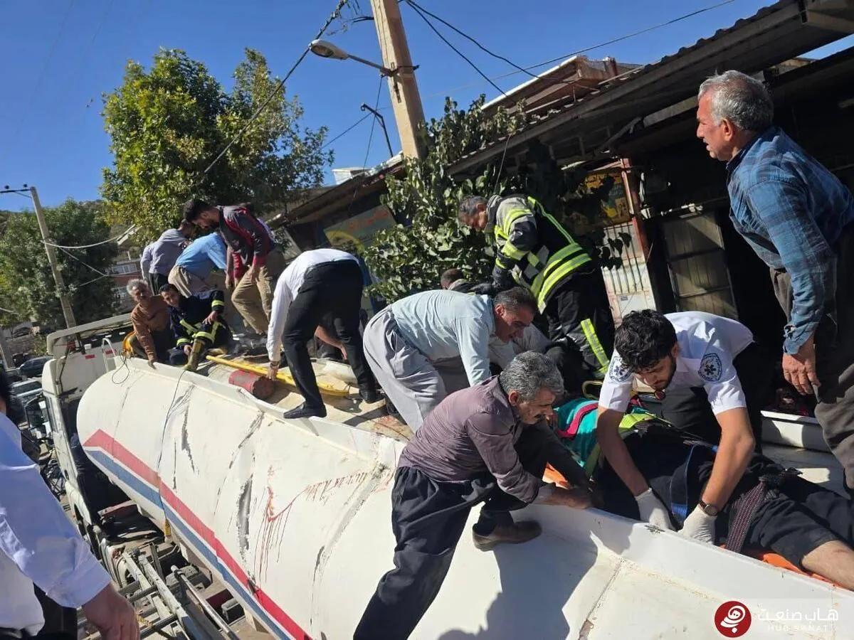 انفجار یک دستگاه تانکر حمل سوخت در مریوان یک کشته بر جای گذاشت