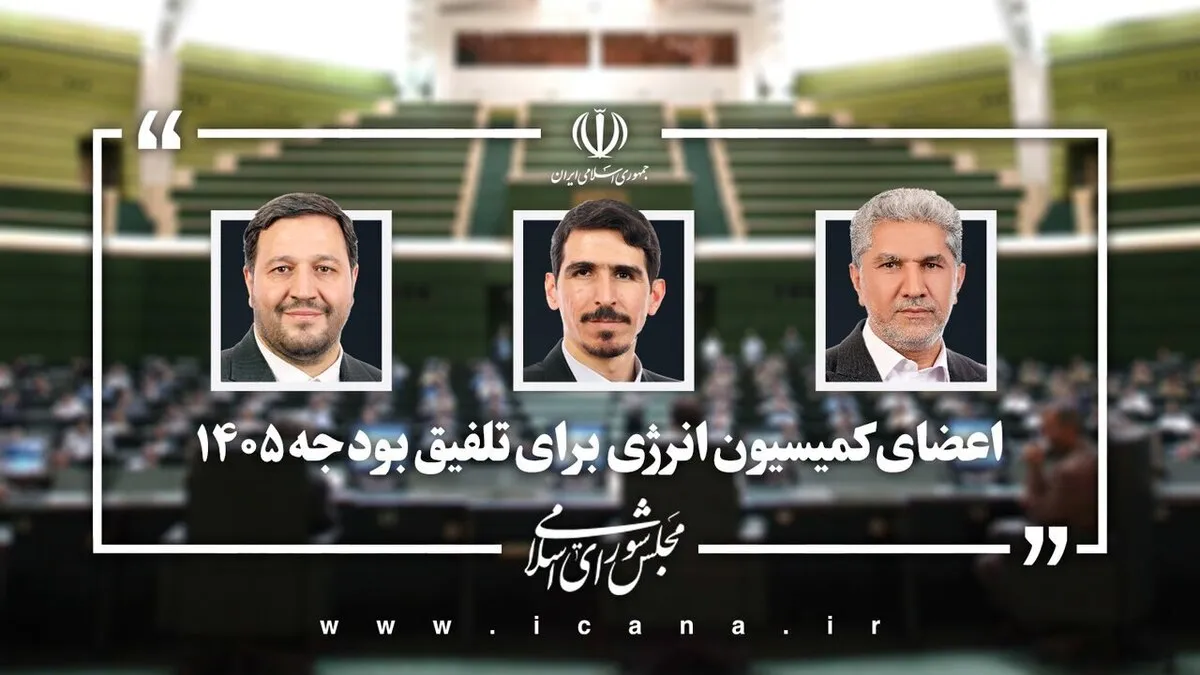 نمایندگان کمیسیون انرژی در کمیسیون تلفیق بودجه ۱۴۰۵ تعیین شدند