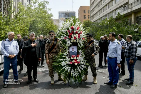 آیین بدرقه و تشییع پیکر «محمد عسگری» با حضور کارکنان صنعت نفت